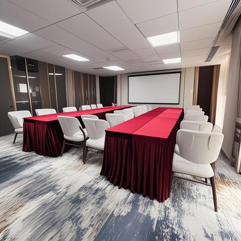 Konferenční prostory v ubytování Yu Manju High-floor Huge-Screen Audiovisual Hotel-Guangzhou Tower Zhujiang New Town Sports West Road Branch