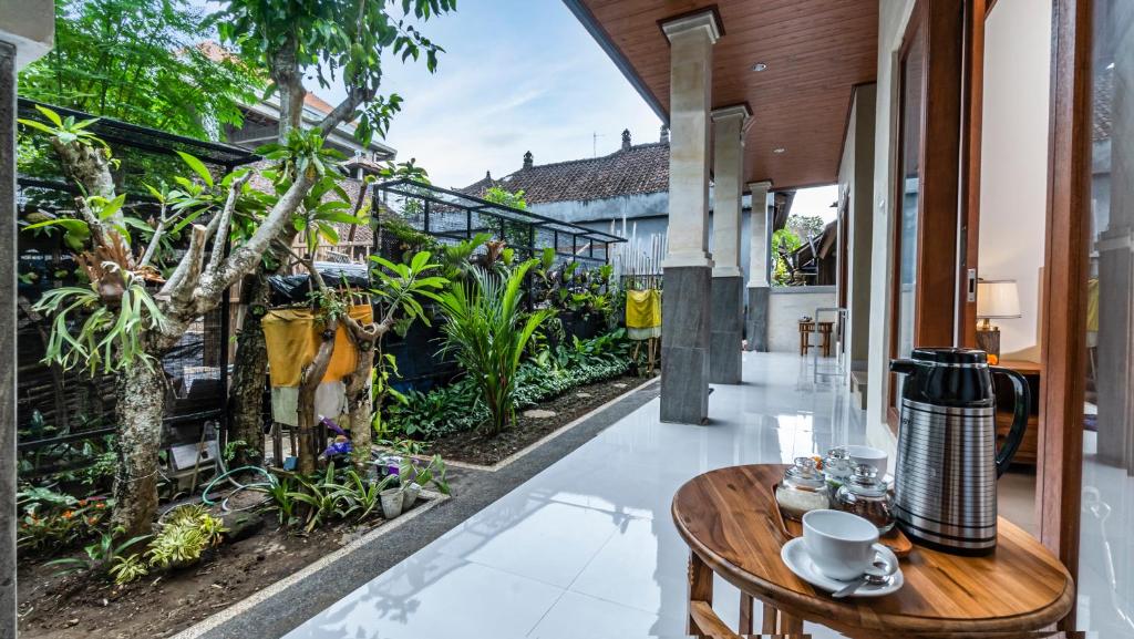 Zahrada ubytování Depi House Ubud