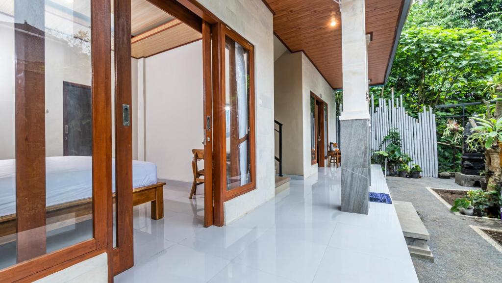 Zahrada ubytování Depi House Ubud