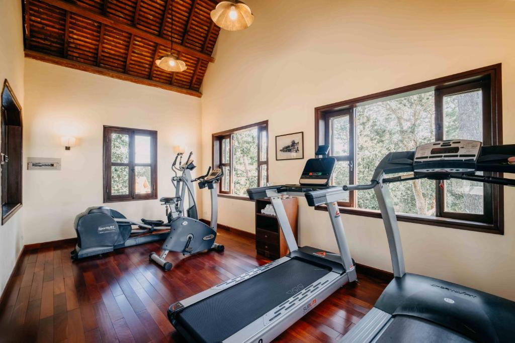 Fitness centrum a/nebo fitness zařízení v ubytování Ana Mandara Villas Dalat Resort & Spa