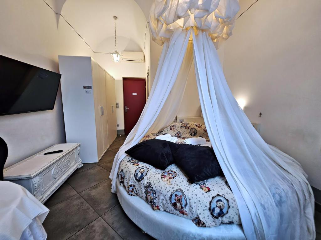 Posteľ alebo postele v izbe v ubytovaní AB Suite Bohèmien B&B