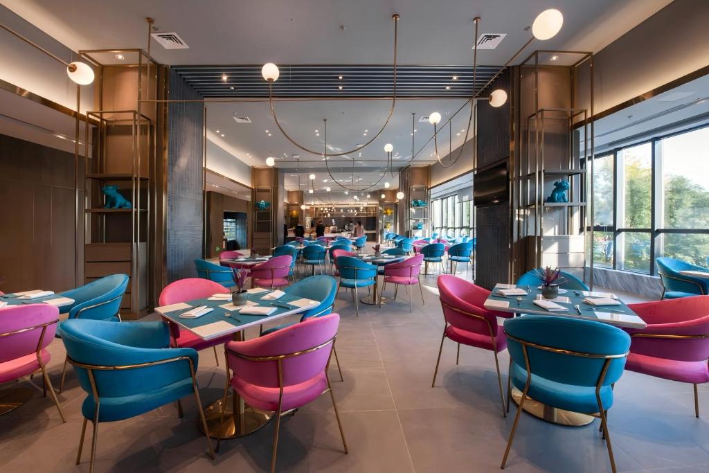 Posezení v ubytování Shanghai Baixia Pagoda Hotel