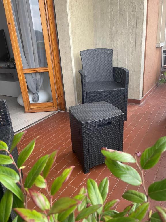 Posezení v ubytování APPARTAMENTO BLU - Relax and Comfort 20 minutes from Florence