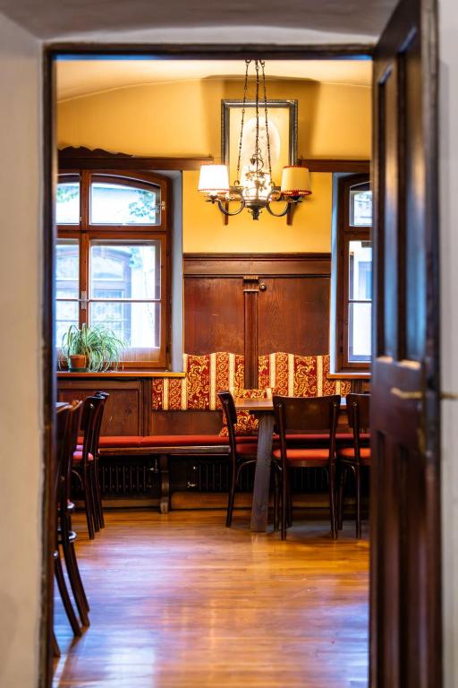Posezení v ubytování Gästehaus Goldener Stern