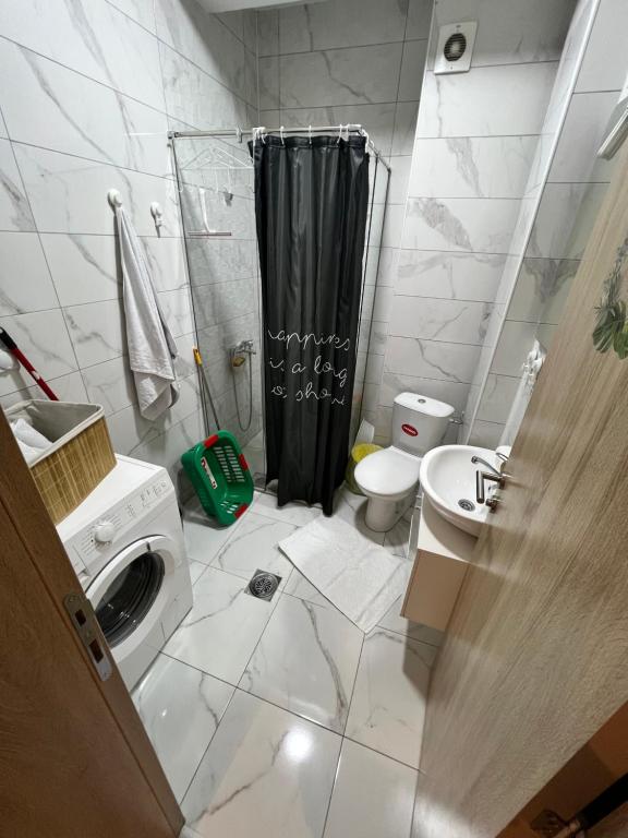 Koupelna v ubytování Apartman-Stefanovic
