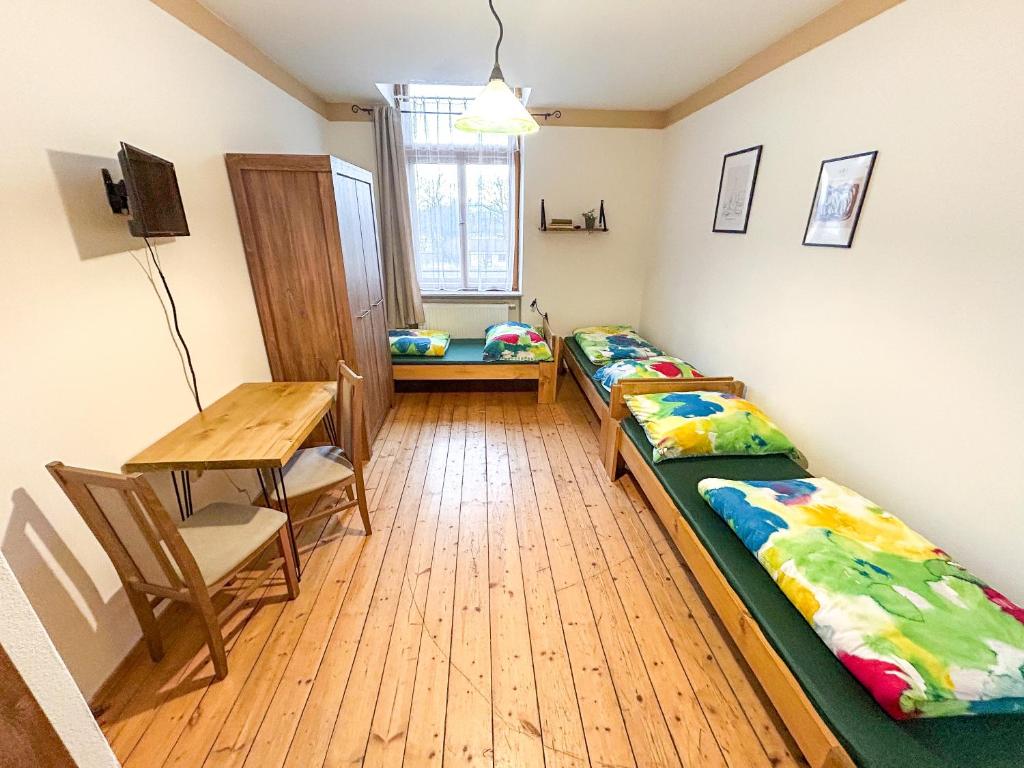 Postel nebo postele na pokoji v ubytování Ubytování na Jakuli