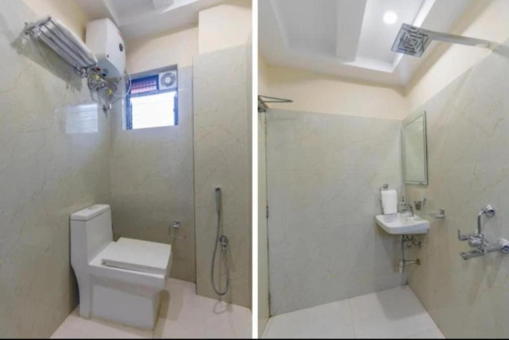 Koupelna v ubytování Hotel Rayan Inn