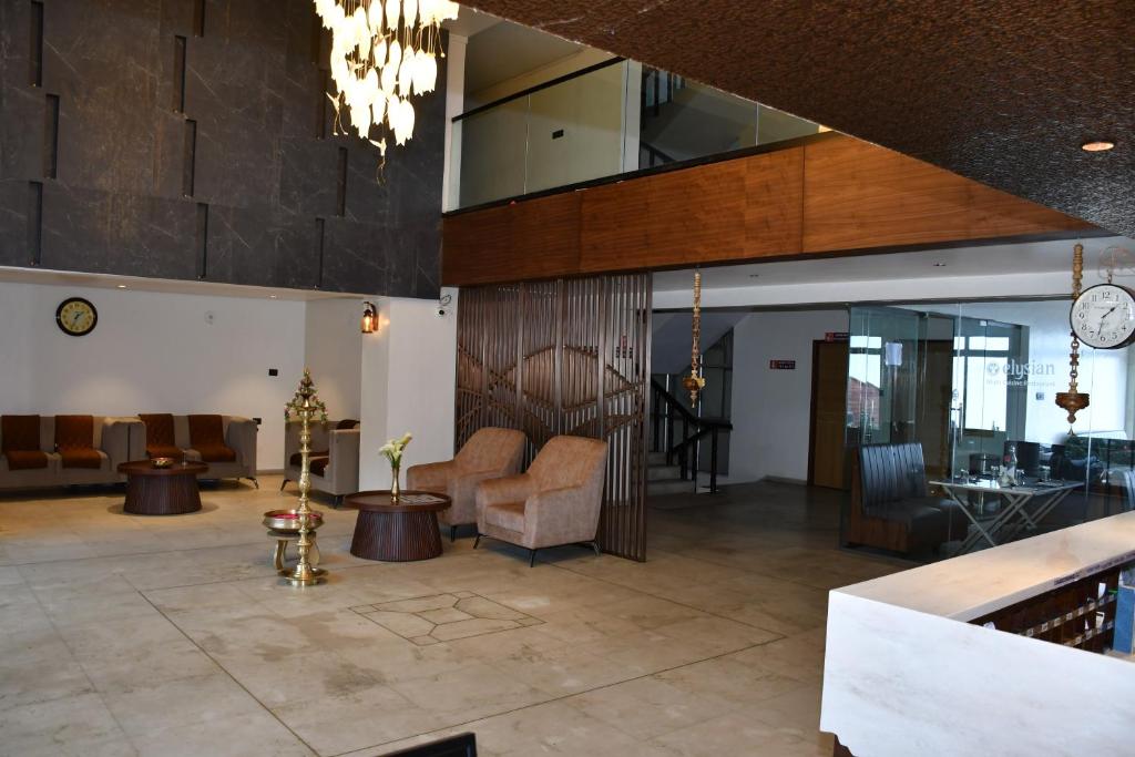 Posezení v ubytování Hotel Oxina Cizel