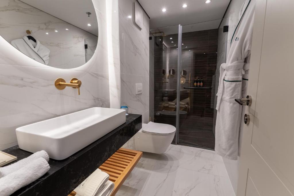 Koupelna v ubytování Seanergy Boutique & Spa Hotel