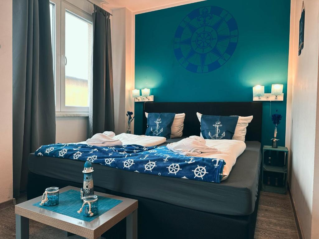 Postel nebo postele na pokoji v ubytování ORCA Hotel am Elbschloss