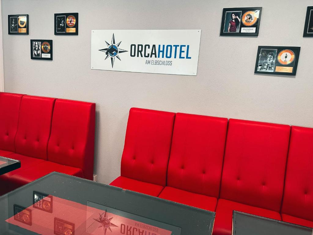 Posezení v ubytování ORCA Hotel am Elbschloss