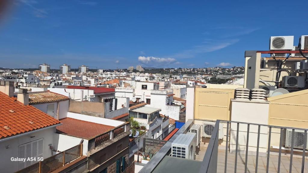 a view of a city with buildings at Sitges BnB Superior Rooms in Sitges