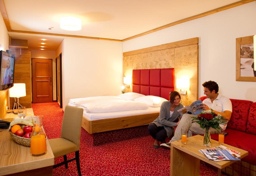 Posteľ alebo postele v izbe v ubytovaní Hotel Roslehen