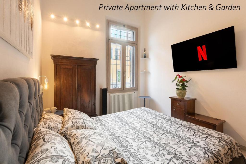 Łóżko lub łóżka w pokoju w obiekcie APARTMENT 20