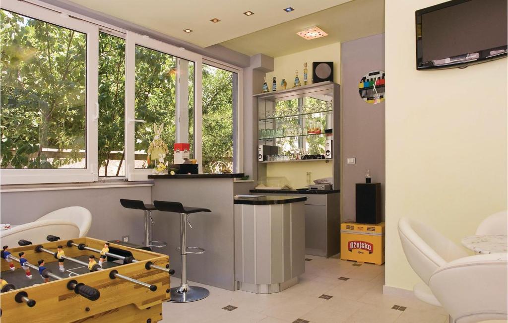 Kuchyň nebo kuchyňský kout v ubytování Apartment Augusta Senoe Iv