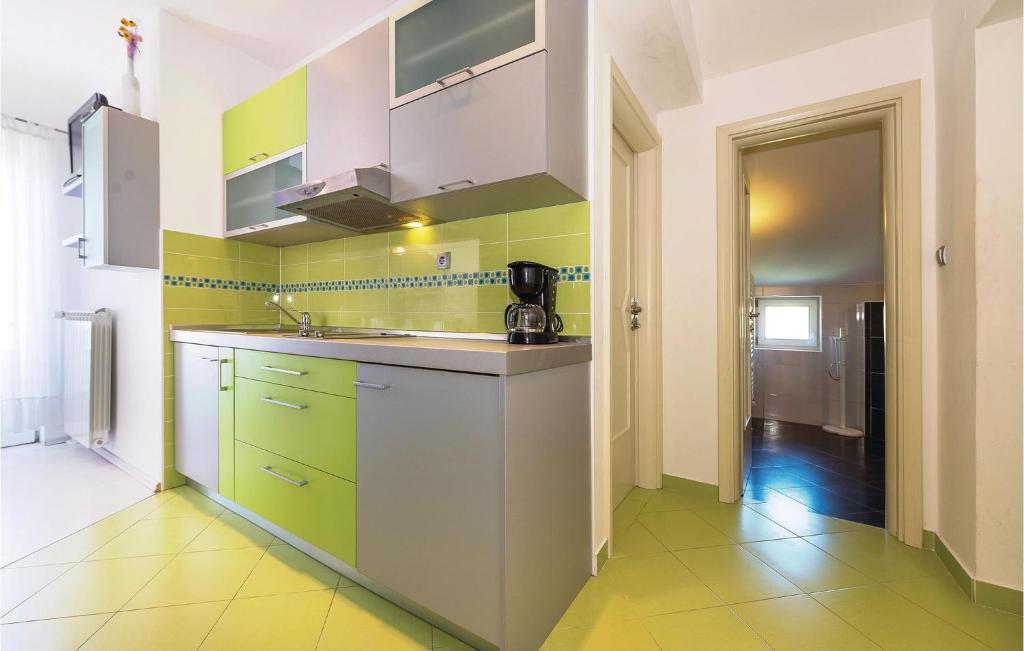 Kuchyň nebo kuchyňský kout v ubytování Apartment Augusta Senoe Iv