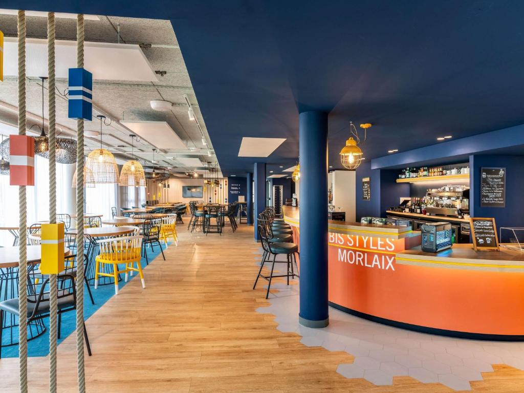 Restaurace v ubytování ibis Styles Morlaix