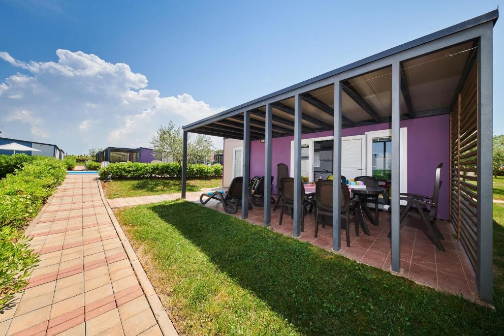 Zahrada ubytování Eurocamp Mobile Homes Kastanija