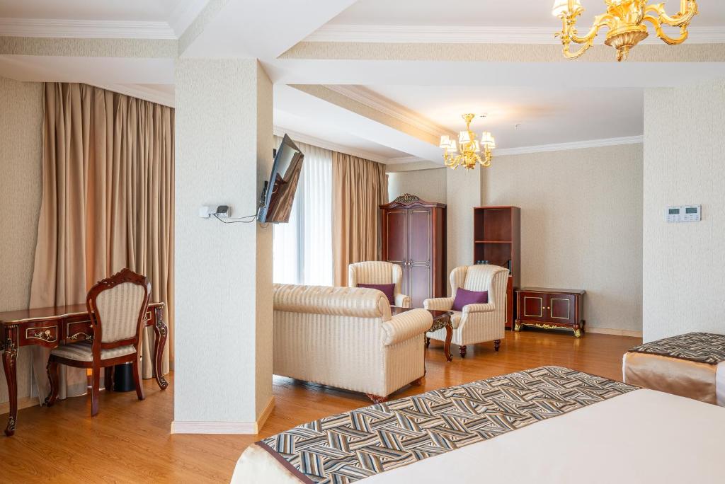Posezení v ubytování Panorama Lisi Grand Hotel