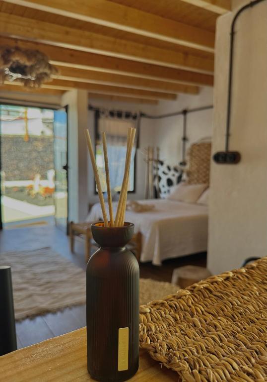 Postel nebo postele na pokoji v ubytování Casa Natura