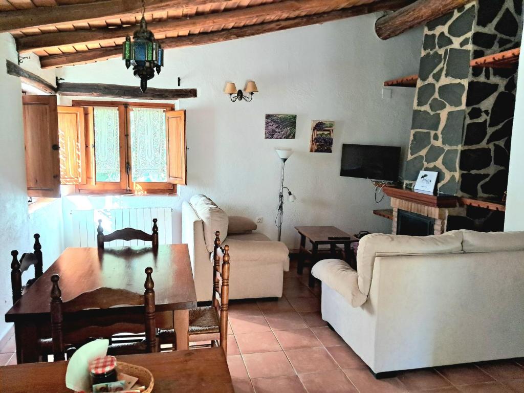 Zona de estar de El Jiniebro Turismo Rural