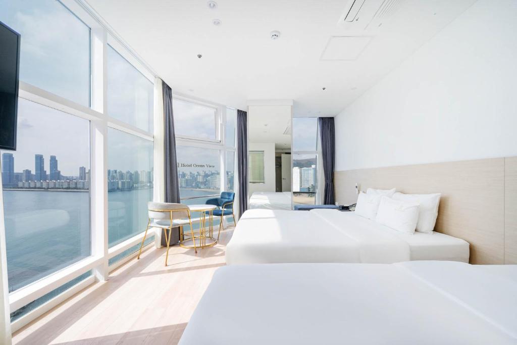 Gwanganri HOTEL OCEANVIEW - Habitación Triple Superior Con Vistas Al Mar