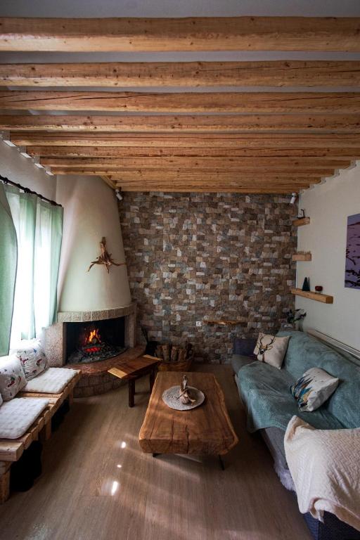 Posezení v ubytování PineNpeak