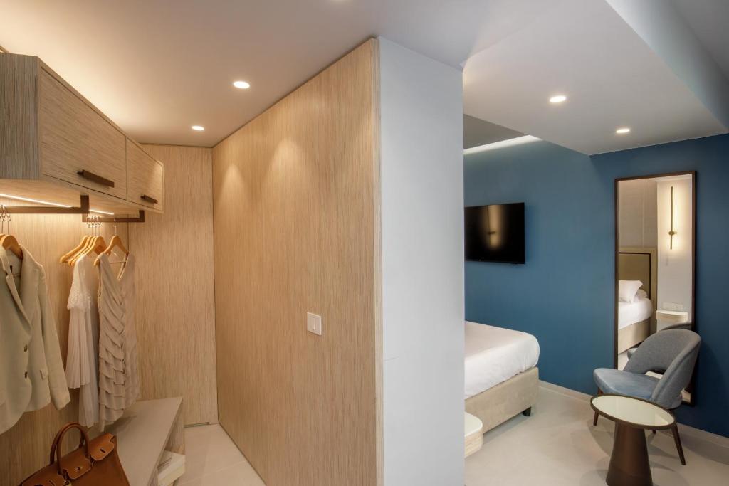 Koupelna v ubytování Ambasciatori Suite Hotel