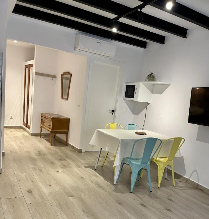 TV a/nebo společenská místnost v ubytování Loft Time Somhome Peñíscola