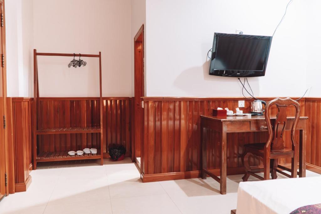 TV a/nebo společenská místnost v ubytování MONY SOKSAN Residence