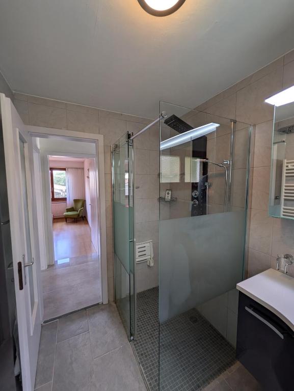 Koupelna v ubytování Renovated Villa with HotTub