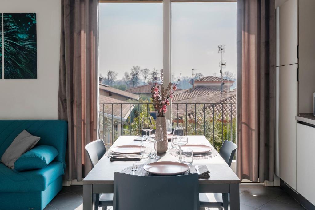 Μπαλκόνι ή βεράντα στο Design & Relax sul Lago di Garda