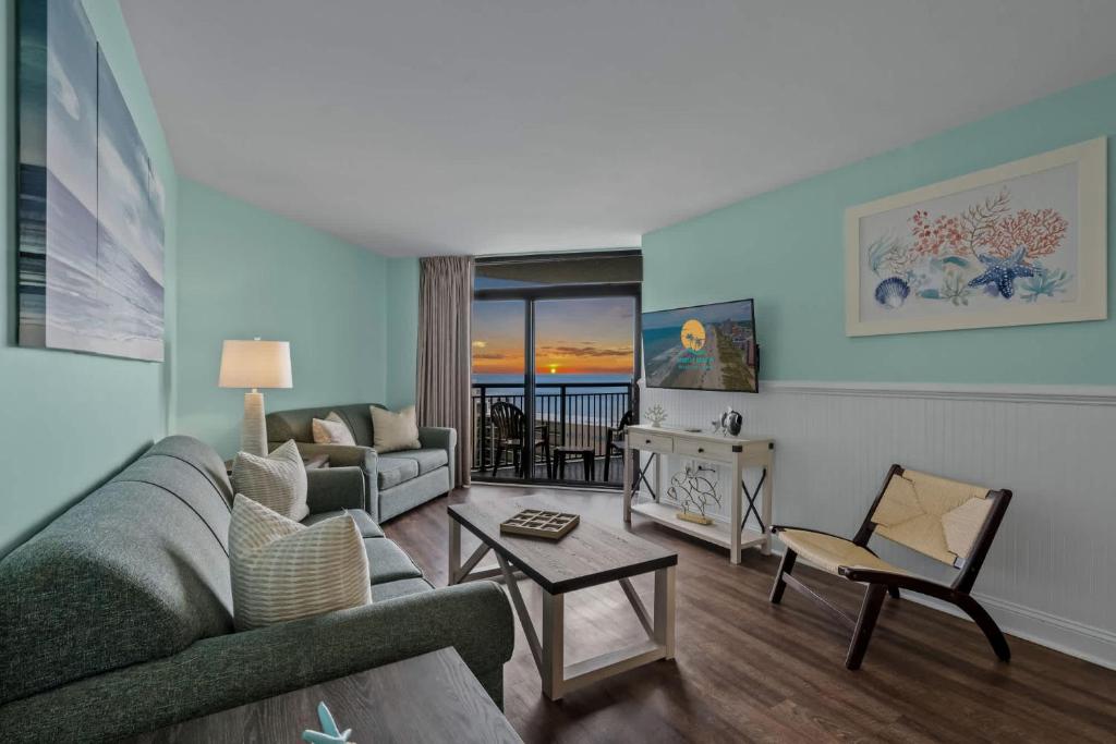 Posezení v ubytování Sand Dunes Resort 1004 - Ocean view