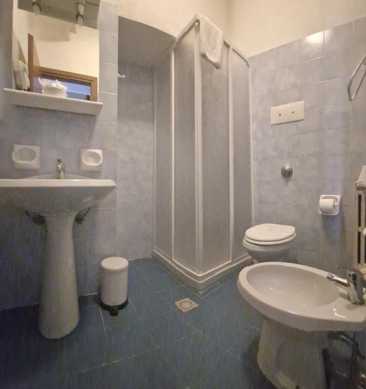 Koupelna v ubytování Albergo ristorante Da Tunon