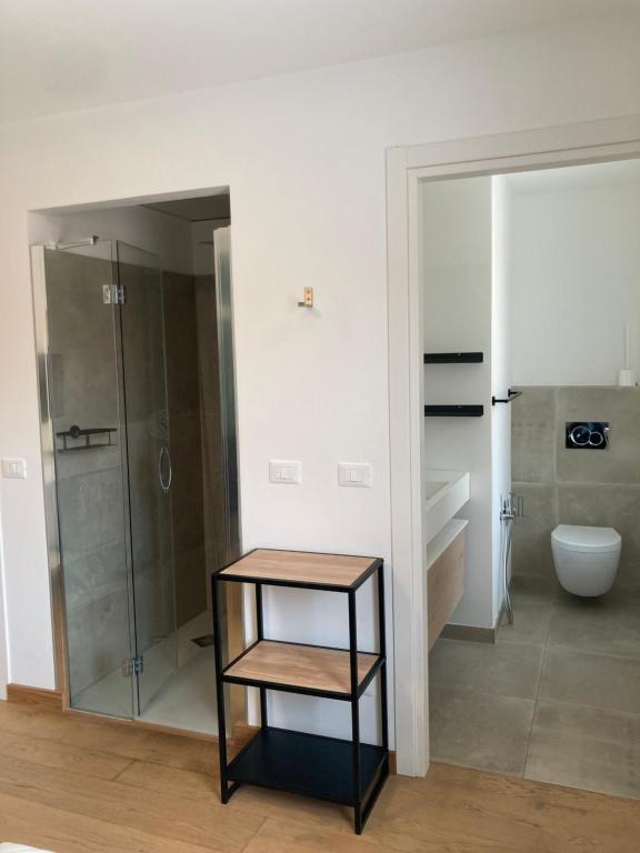 Koupelna v ubytování Casa di Mirea