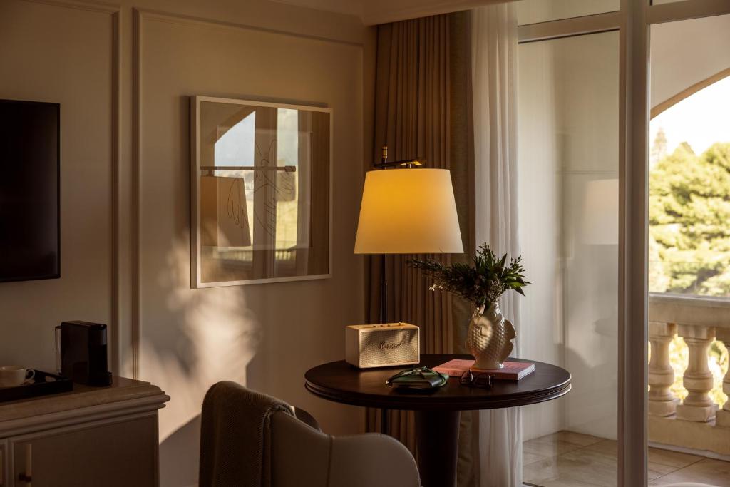 Posezení v ubytování Corinthia Palace Malta