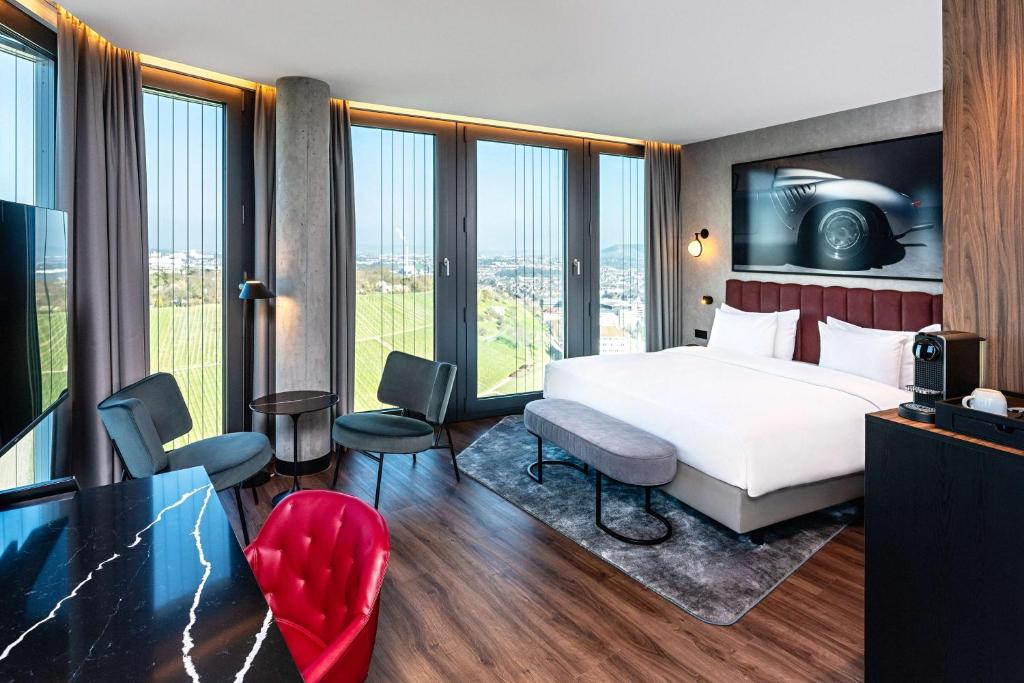 Radisson Blu Hotel at Porsche Design Tower Stuttgart, November 2023