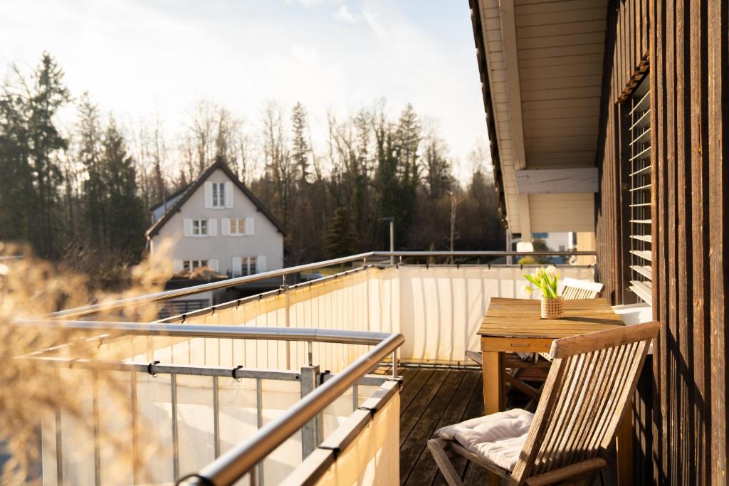Balkón nebo terasa v ubytování homy Central City Oasis in Dornbirn