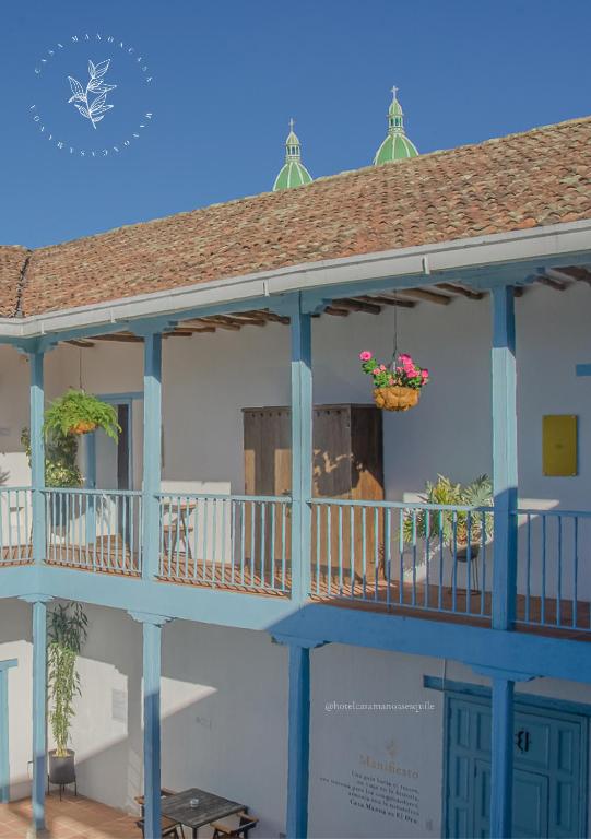 Balkón nebo terasa v ubytování Hotel Casa Manoa Sesquile