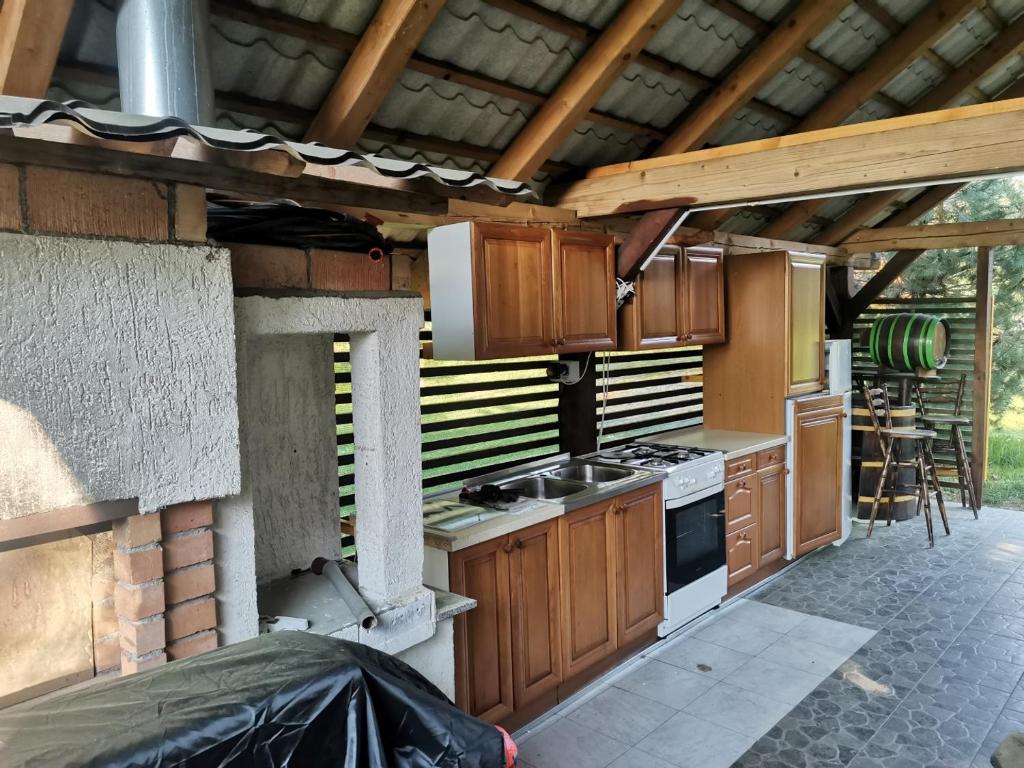 Cucina o angolo cottura di Camping Silva