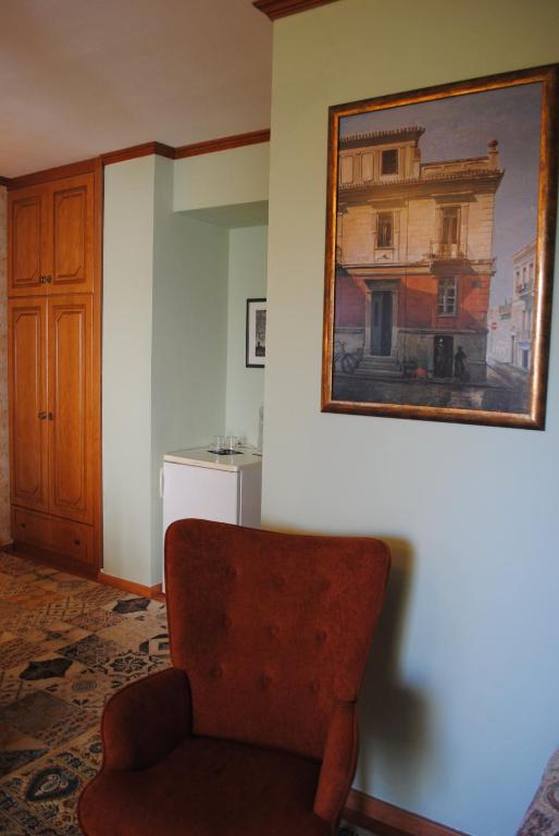 Posezení v ubytování Andromachi's beloi hotel