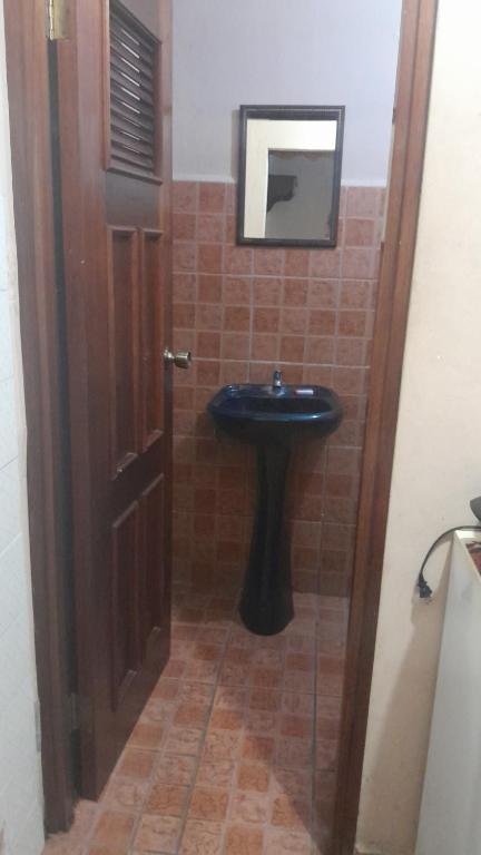 Koupelna v ubytování Hostal Beiro