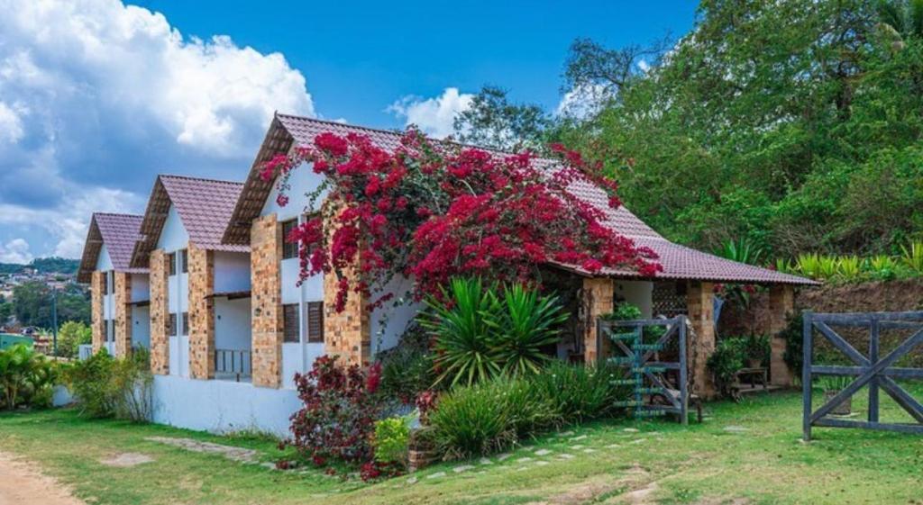 Zahrada ubytování Chalés serra linda