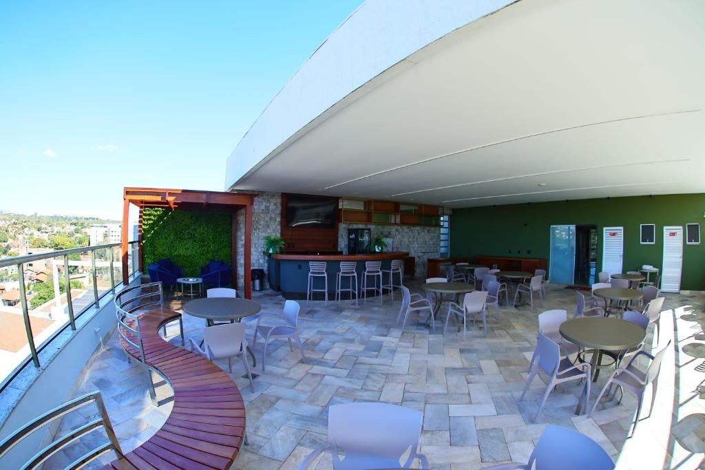 Uma varanda ou terraço em Transamerica Lagoa Santa