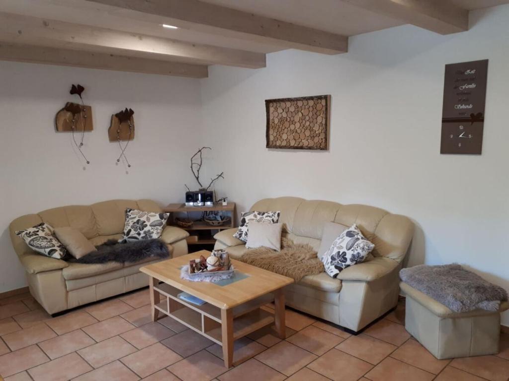 Χώρος καθιστικού στο Attractive apartment in Bavaria