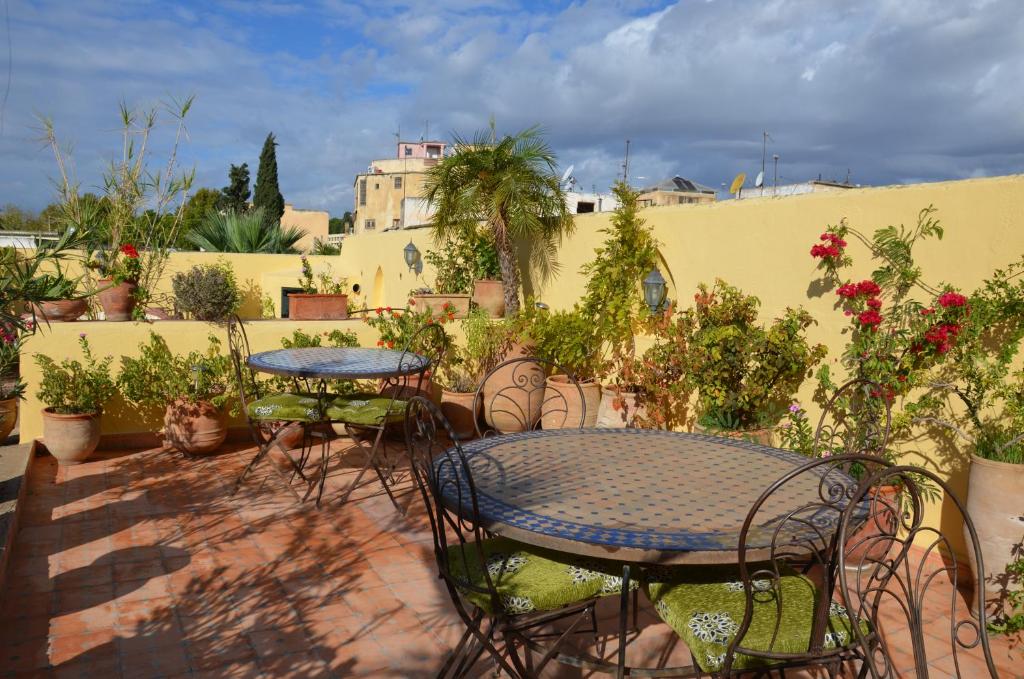 Zahrada ubytování Riad Al Bartal