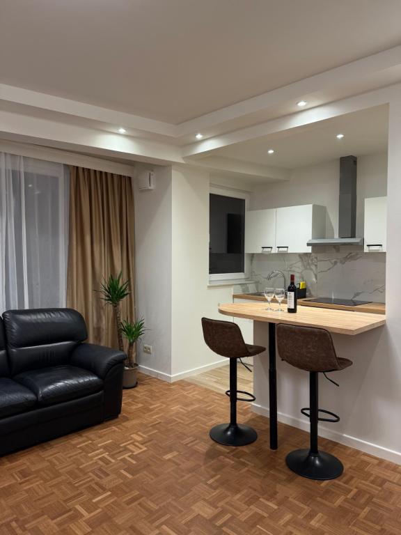 Kuchyň nebo kuchyňský kout v ubytování Arm Apart