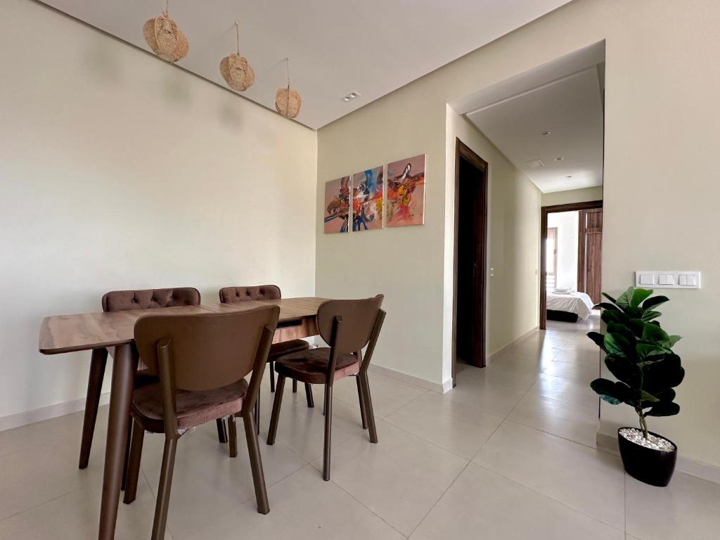 Appartement vue océan的休息区