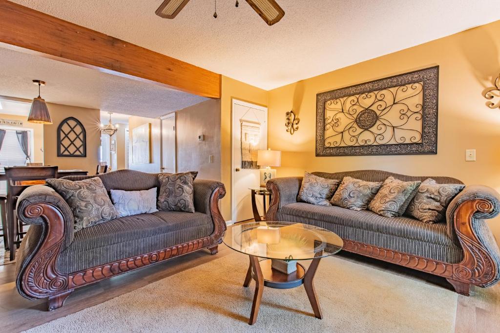 Et opholdsområde på Sydneys Lighthouse Lodge