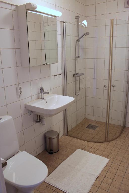 Koupelna v ubytování Badhusgatan 8